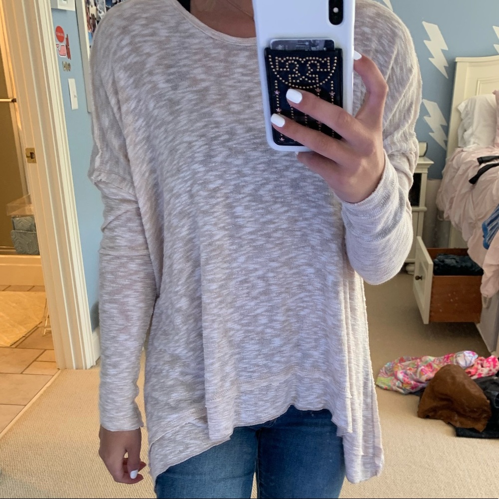 Open back sweater